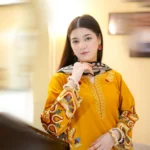 3 Pcs Women's Stitched Cotton Embroidered Suit - Image 4